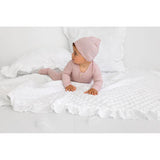 Henley Footie- Blush - HoneyBug 