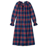 Women's Brushed Twill Delphine Nightgown in Windsor Tartan - HoneyBug 