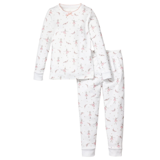 Kid's Pima Snug Fit Pajama Set in Sugar Plum Fairy - HoneyBug 