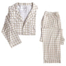 Women's Long Sleeve Pajama Set - Gingham - HoneyBug 