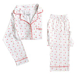 Women's Long Sleeve Pajama Set in Growing Love - HoneyBug 