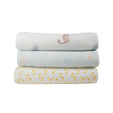 Dinosaur Pattern Printed Knit Blanket - HoneyBug 