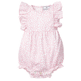 Baby's Twill Ruffled Romper in Sweethearts