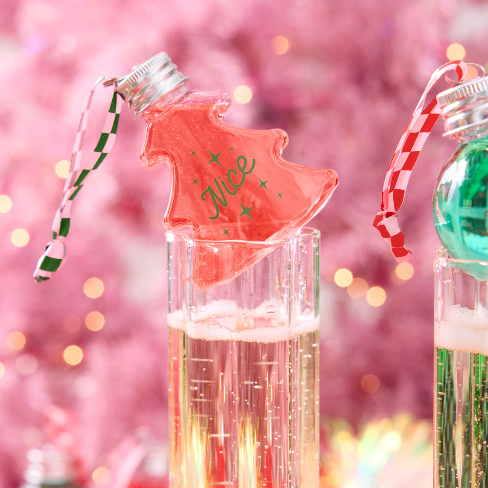 Christmas Spirit Ornaments - 10 Shot Glass Ornaments