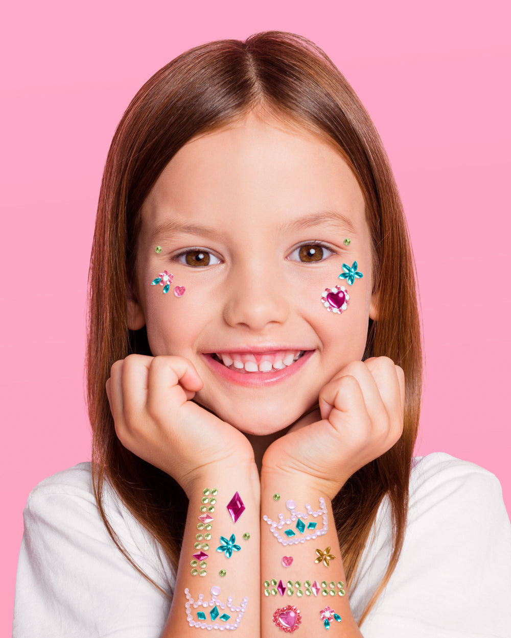 53 face gems including crowns, flowers, hearts + more