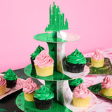 Emerald City Cupcake Tower - 3 Tiered Display