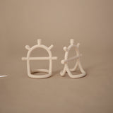 No-Drop Sensory Teether - Blush - HoneyBug 