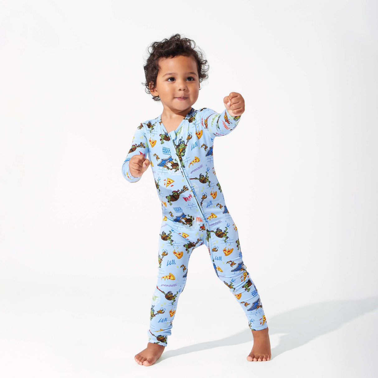 Teenage Mutant Ninja Turtles: Mutant Mayhem Movie Bamboo Convertible Footie - HoneyBug 