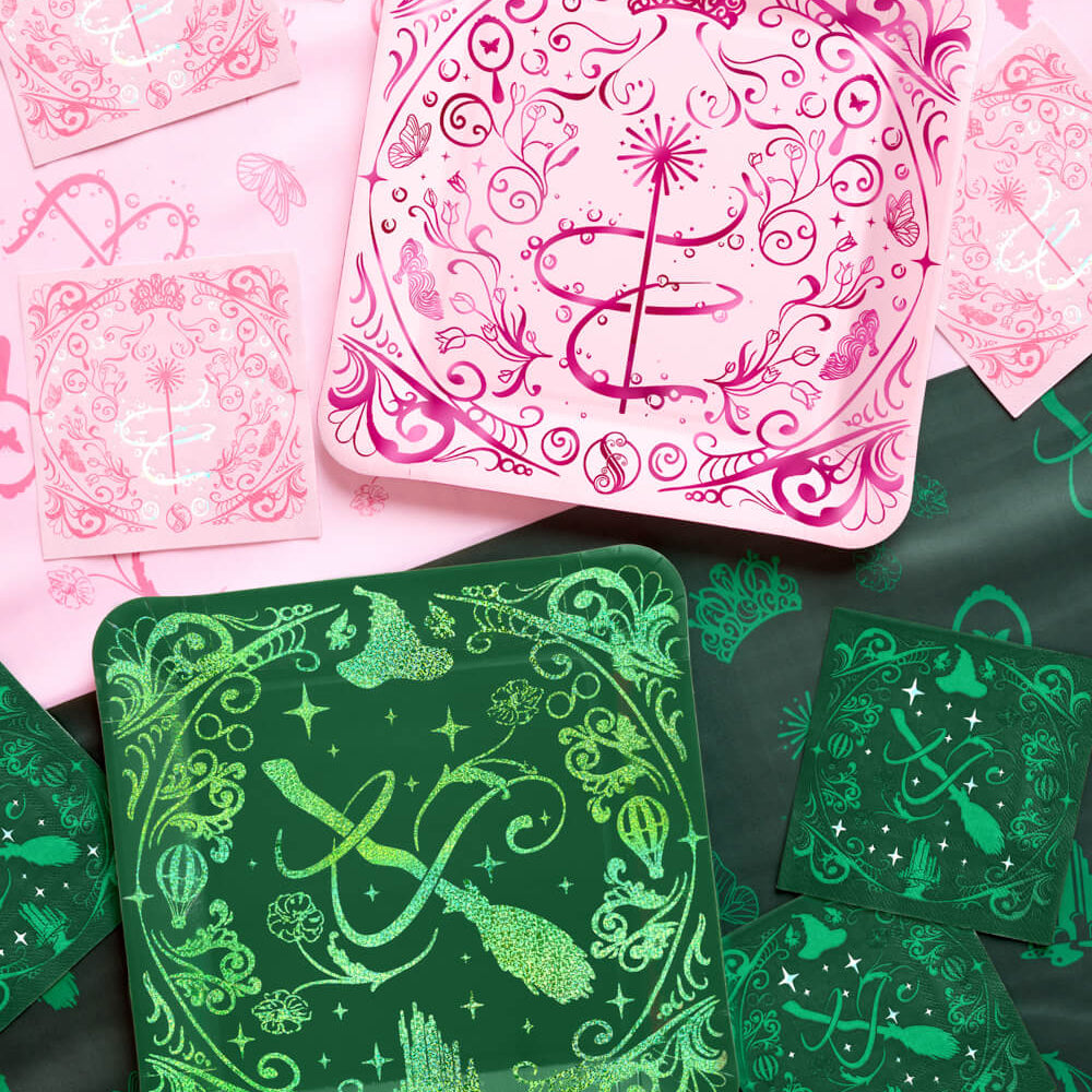 Emerald City Plates - 24 Paper Plates