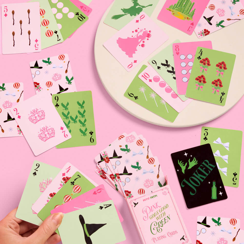 Holding Space Cards - 54 playing cards