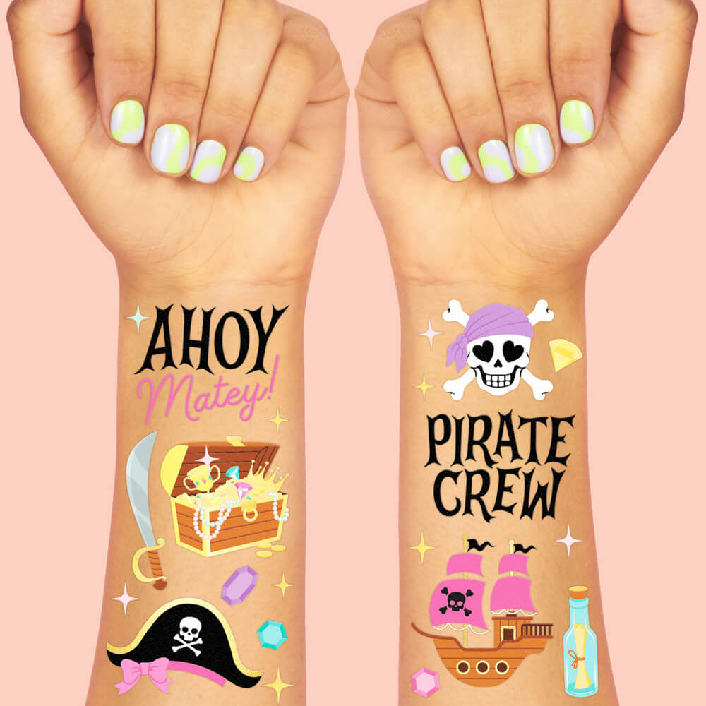 Jolly Roger Tats - 48 temporary tattoos