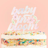 Baby in Bloom Topper - Iridescent Cake Topper