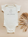 Short Sleeve Bodysuit | Dada's Coffee Date | Organic Cotton - HoneyBug 