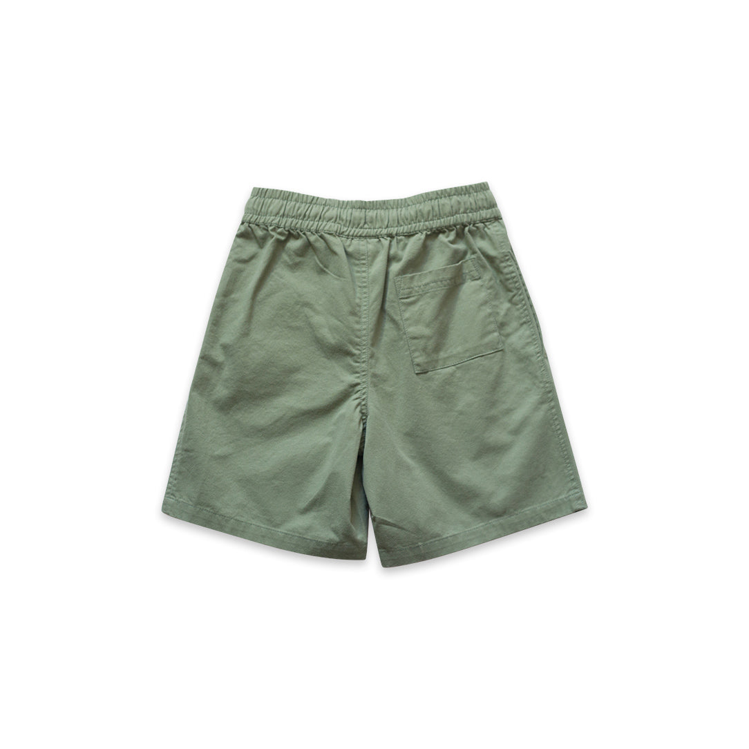 Pull On Straight Shorts | Sage Green - HoneyBug 