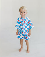 Shorts Set | Checks & Stars - HoneyBug 