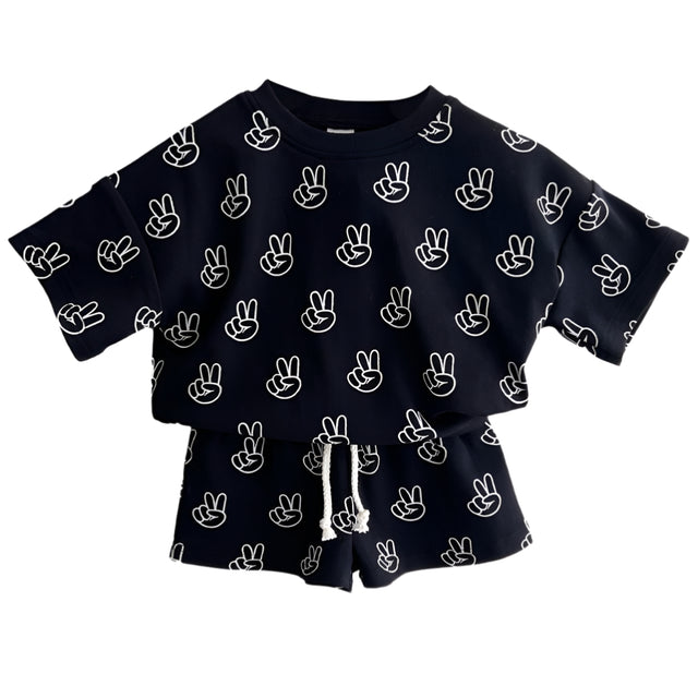 Shorts Set | Good Vibes - HoneyBug 