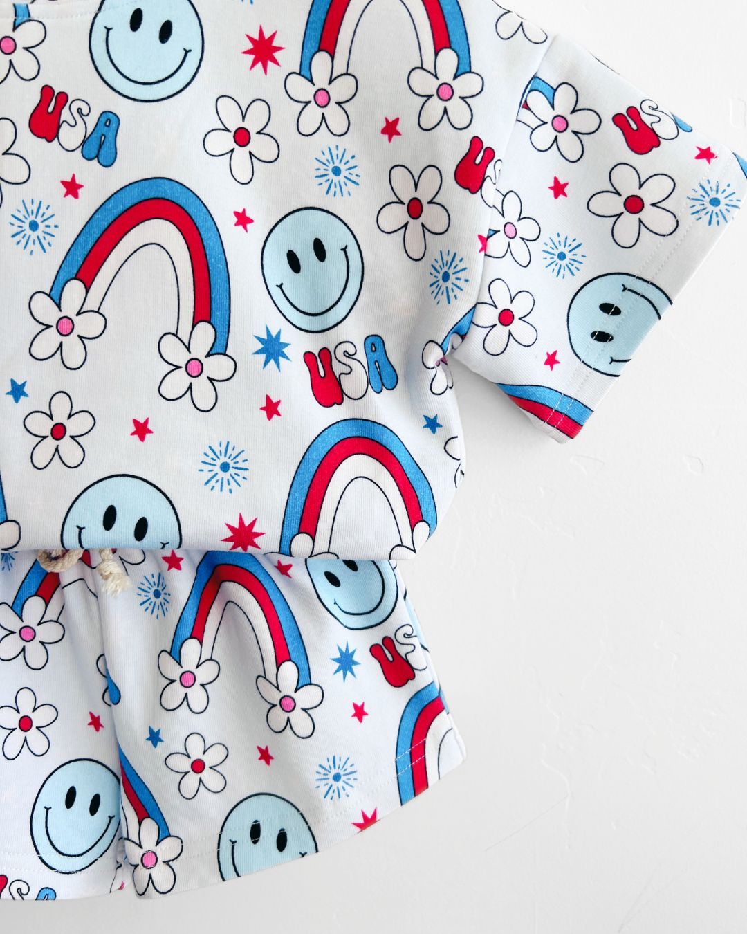 Shorts Set | Little Miss USA - HoneyBug 