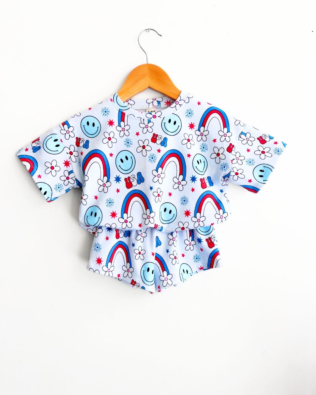 Shorts Set | Little Miss USA - HoneyBug 