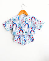 Shorts Set | Little Miss USA - HoneyBug 