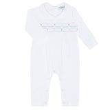Signature Smocked Boys Playsuit