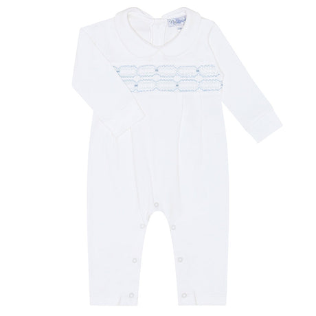 Signature Smocked Boys Playsuit