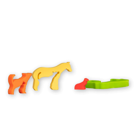 Silicone Nesting Animal Puzzle