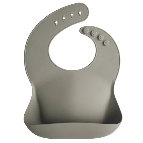 Silicone Baby Bib - Silver Sage - HoneyBug 