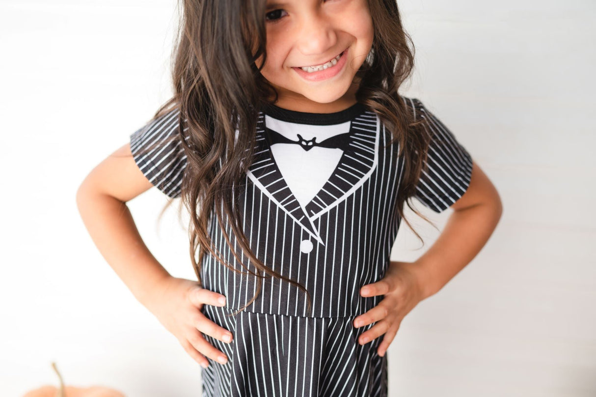 Skeleton Dress - HoneyBug 