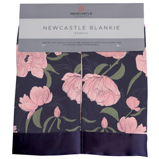 Peonies Newcastle Blankie - HoneyBug 