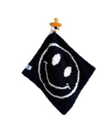 Smiley Plush Lovey | Black - HoneyBug 
