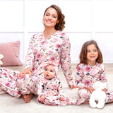 Garden Bouquet Girl's Bamboo Pajama Set - HoneyBug 