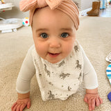 Giraffe & Zebra Bib Set - HoneyBug 