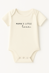 Mama's Little Love Organic Cotton Baby Bodysuit Short Sleeve - HoneyBug 