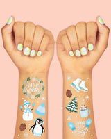 Keep It Cozy Tats - 50 foil temporary tattoos