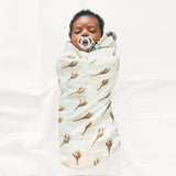 Giraffe & Zebra Swaddle Set - HoneyBug 