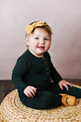 Softest 2 Piece Set - Dark Teal - HoneyBug 