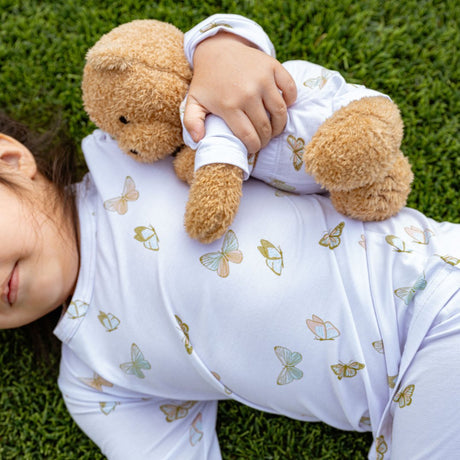 Teddy Plush Toy: Butterflies - HoneyBug 