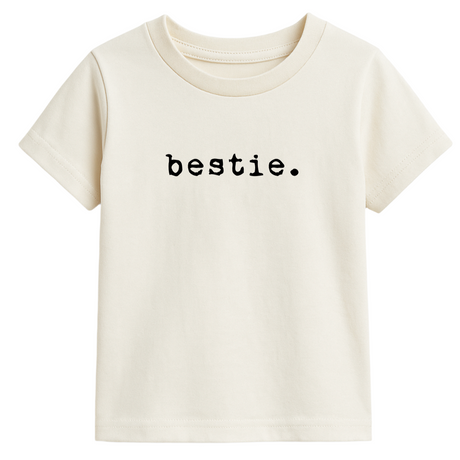 Bestie Organic Kids Graphic T-Shirt Short Sleeve - HoneyBug 