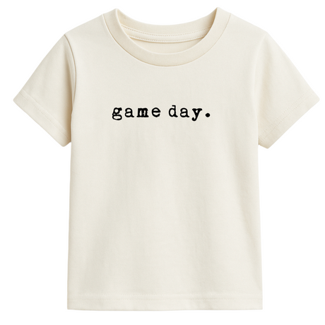 Game Day Graphic Kids Organic Cotton T-shirt - HoneyBug 