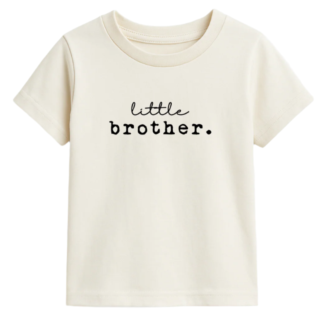 Little Brother Organic Cotton Short Sleeve Toddler T-Shirt - HoneyBug 