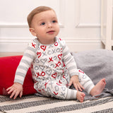 X's & O's Baby Valentine Romper