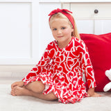 Happy Hearts Twirl Bamboo Dress