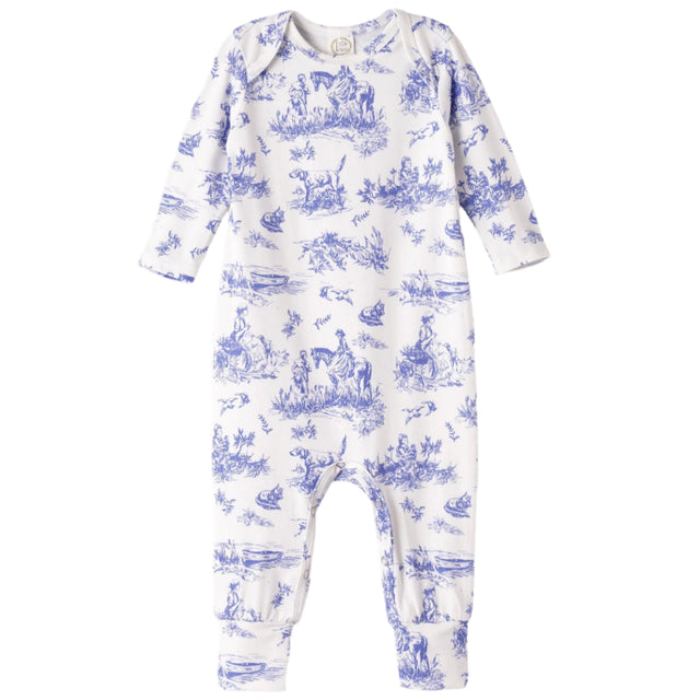 Toile de Jouy Bamboo Romper - HoneyBug 