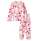Hearts Girl's Bamboo Pajama Set