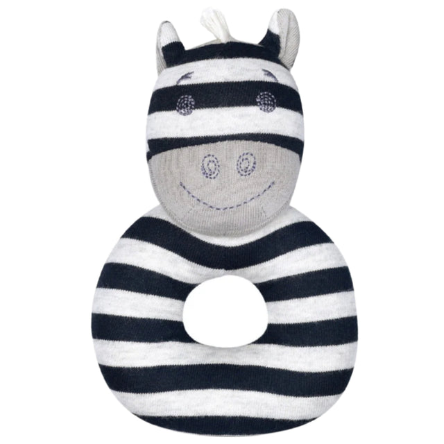 Ziggy Zebra - Teething Rattle - HoneyBug 