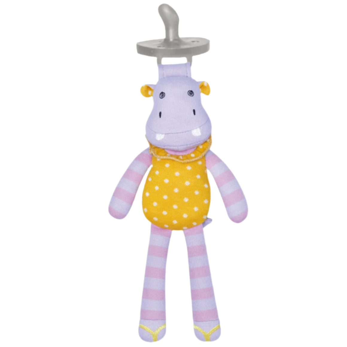 Jojo Hippo - Pacifier Buddy - HoneyBug 
