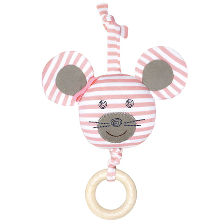 Ballerina Mouse - Waggle Toy - HoneyBug 