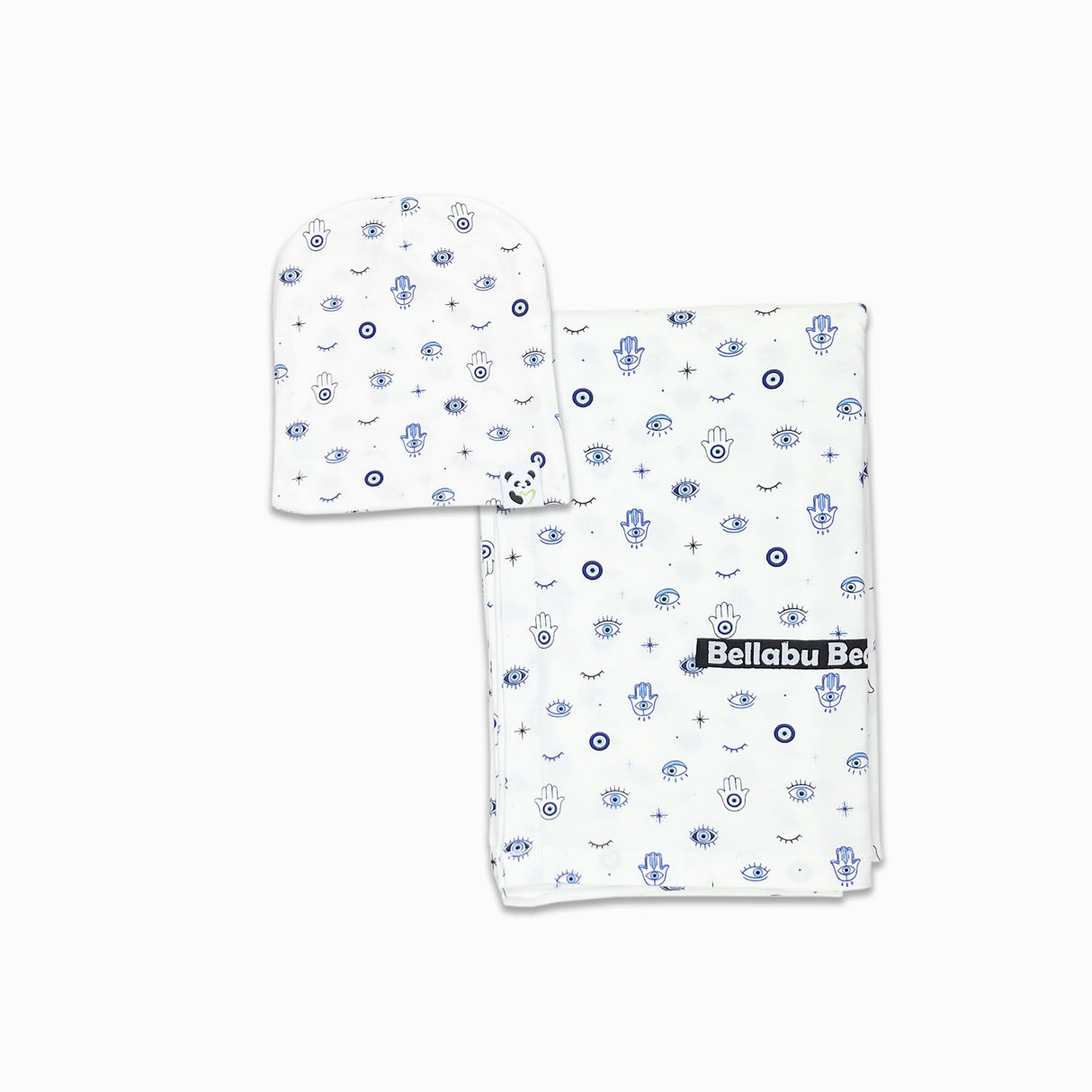 Bamboo Swaddle & Beanie Set - HoneyBug 