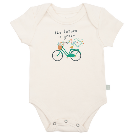 graphic bodysuit | future is green - HoneyBug 