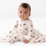 Tiger Zippered Footie - HoneyBug 